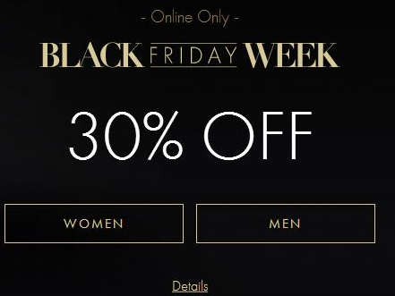 Black Friday week 30% off