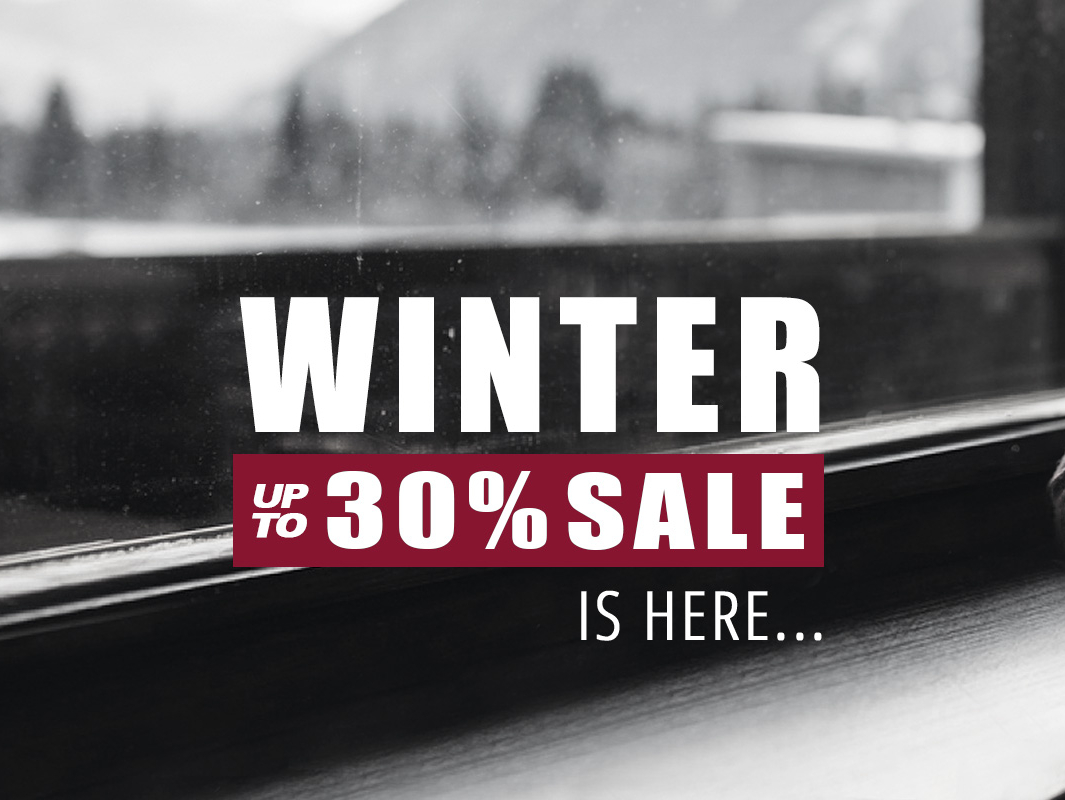 Winter up to 30% sale is here...