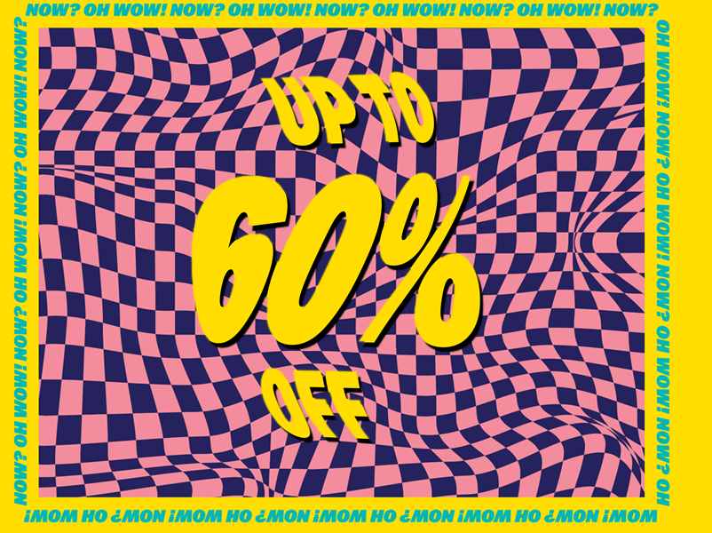 Up to 60% off