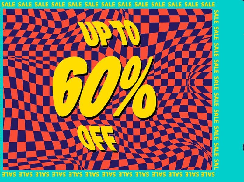 Up to 60% off