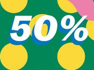 50% ΠΠ°ΠΌΠ°Π»Π΅Π½ΠΈΠ΅
