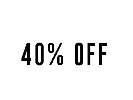 40% Off