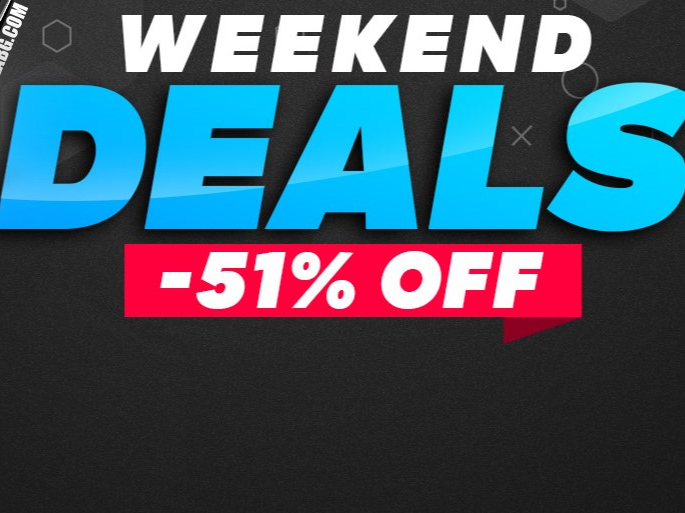 Weekend deals -51% off